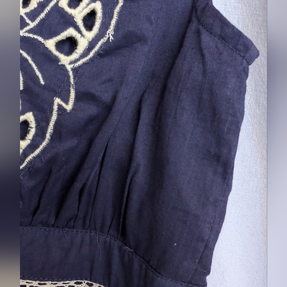 Anthropologie Floreat Embroidered Blouse Size 6 - Picture 3 of 10